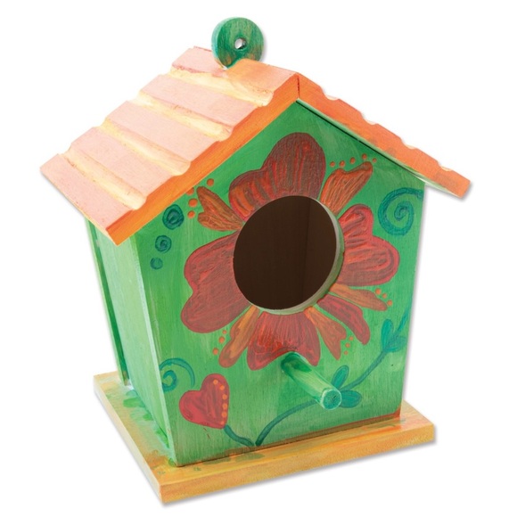 🎄🎁MindWare Make Your Own Birdhouse Kit Ages 5 and Up New - Picture 11 of 12